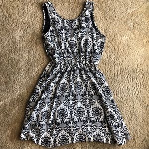 Black and White designed dress